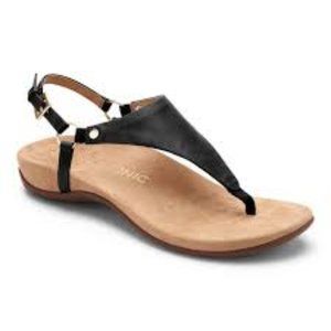 Vionic Kirra Sandals Black Sz 7 NWoT